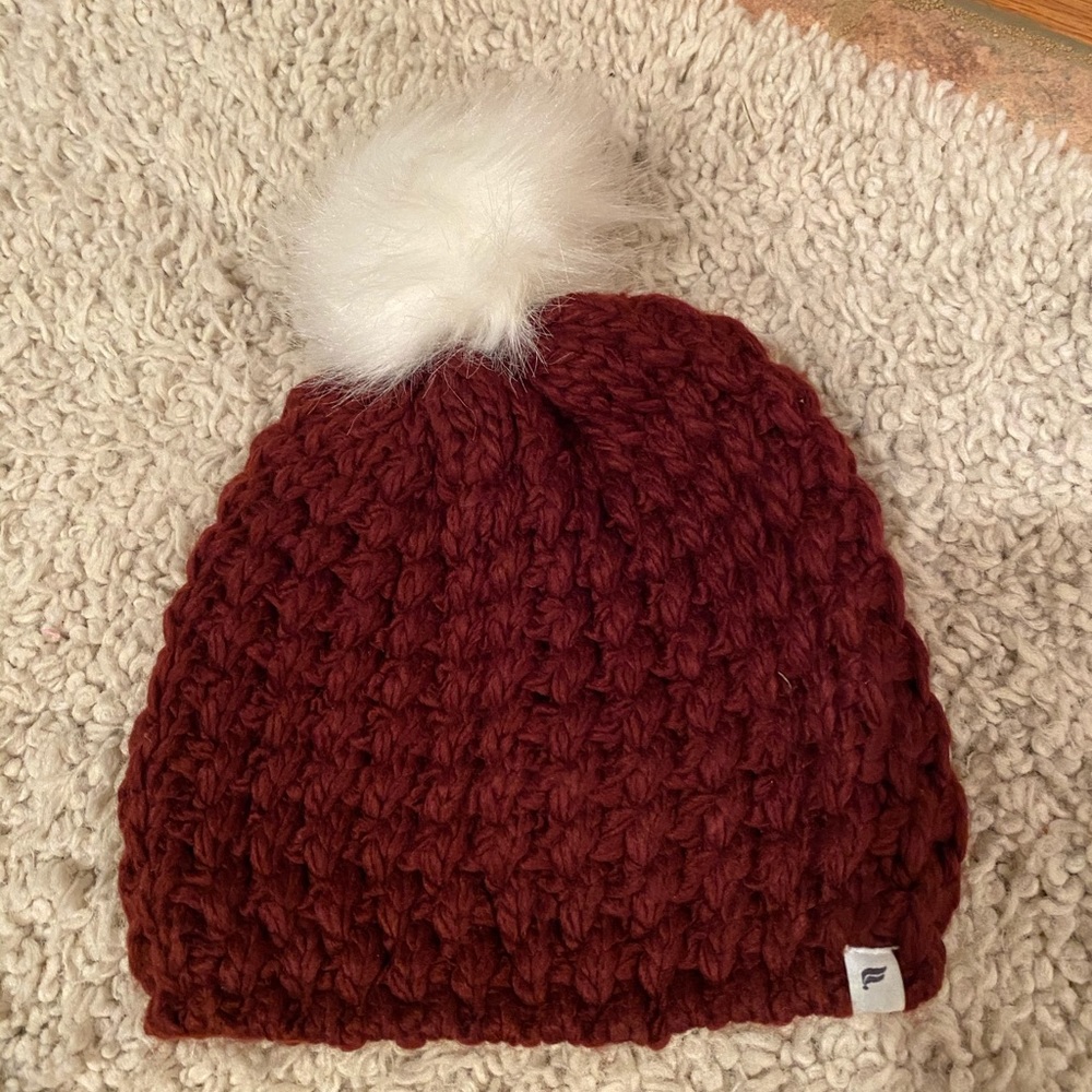 Burgundy Fabletics Beanie!